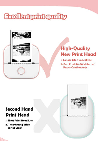 T02 Mini Thermal Printer Phomemo T02 Sticker Maker Machine Portable Bluetooth Pocket Printer Study Supplies for Photos Notes Ewkiki