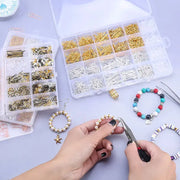 Jewelry Making Supplies Kit with Jewelry Tools, Jewelry Copper Wires Thread and Jewelry Findings for Jewelry Repair and Beading Ewkiki