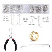 Jewelry Making Supplies Kit with Jewelry Tools, Jewelry Copper Wires Thread and Jewelry Findings for Jewelry Repair and Beading Ewkiki