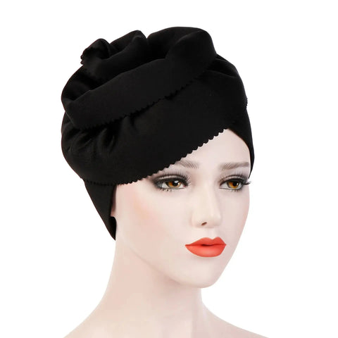 Luxury Cotton Turban Headwrap Women Muslim Hijab Hair Accessories Hijab Caps Muslim Girl Hijab Ewkiki