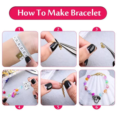 Jewelry Making Supplies Kit with Jewelry Tools, Jewelry Copper Wires Thread and Jewelry Findings for Jewelry Repair and Beading Ewkiki