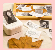 T02 Mini Thermal Printer Phomemo T02 Sticker Maker Machine Portable Bluetooth Pocket Printer Study Supplies for Photos Notes Ewkiki
