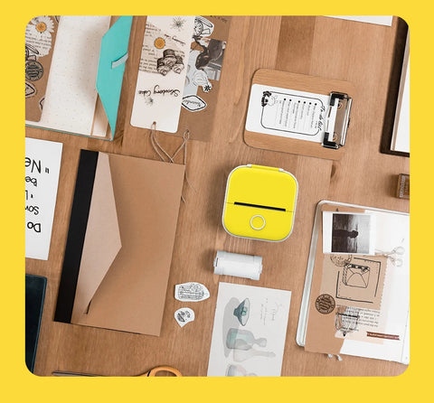 Phomemo T02 Pocket Printer Photo Journal Printing 53mm Sticker Labels Wireless Connection No-Ink Thermal Printing Long Battery Ewkiki