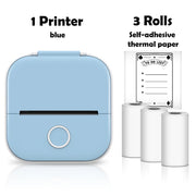 Phomemo T02 Pocket Printer Photo Journal Printing 53mm Sticker Labels Wireless Connection No-Ink Thermal Printing Long Battery Ewkiki
