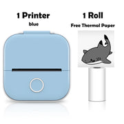 Phomemo T02 Pocket Printer Photo Journal Printing 53mm Sticker Labels Wireless Connection No-Ink Thermal Printing Long Battery Ewkiki