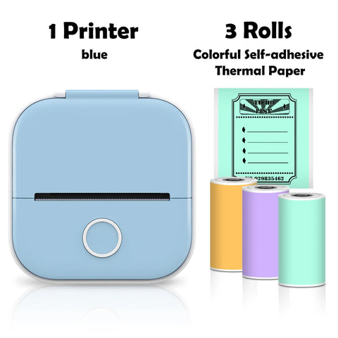 Phomemo T02 Pocket Printer Photo Journal Printing 53mm Sticker Labels Wireless Connection No-Ink Thermal Printing Long Battery Ewkiki