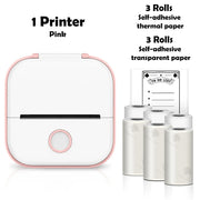 Phomemo T02 Portable Mini Wireless Thermal Pocket Printer Self-adhesive Stickers Use for DIY,Journal Sticker impresora portátil Ewkiki