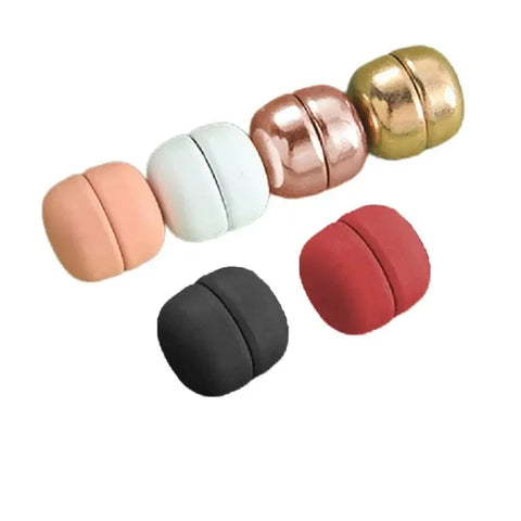 6 Pairs Hijab Fasteners Hijab Scarf Clip Buttons Hijab Magnet Brooch Collar Clip Cufflink for Hijab Ewkiki