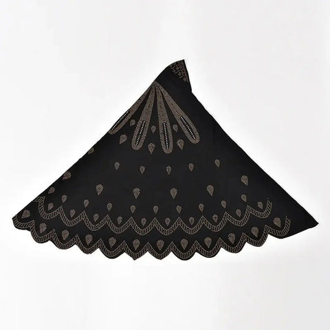 Luxury Ramadan Paisley Diamonds Cotton Jersey Hijab Instant Hijab Women Muslim Scarf With Rhinestone Headscarf Wraps Party Hijab Ewkiki