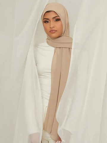 Fashion Beautiful Hijab Scarf Hijab Fashion Arabic Scarfs Plain Chiffon Hijab Scarf Ewkiki