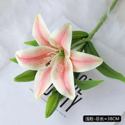 Artificial Lily Flower Wedding Home Decoration Fake Flowers High Quality Luxury Home Decoration Flower Arrangement Wedding - Ewkiki