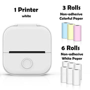 Phomemo T02 Portable Mini Wireless Thermal Pocket Printer Self-adhesive Stickers Use for DIY,Journal Sticker impresora portátil Ewkiki
