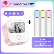 Phomemo T02 Pocket Printer Mini Portable Label Maker Self-adhesive Sticker mini impresora portatil impresora etiqueta adhesivas Ewkiki