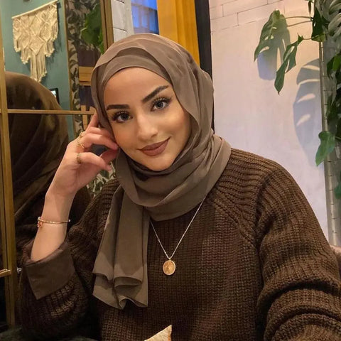 Fashion Beautiful Hijab Scarf Hijab Fashion Arabic Scarfs Plain Chiffon Hijab Scarf Ewkiki