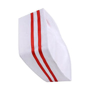 Kitchen Forward Cap Boat Shape Headwear Chef Hat Flat Breathable Cook Cap White Oil-Proof Catering Waiter Hat Cafe
