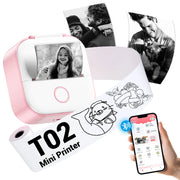 Phomemo T02 Pocket Printer Mini Portable Label Maker Self-adhesive Sticker mini impresora portatil impresora etiqueta adhesivas Ewkiki