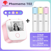Phomemo T02 Pocket Printer Mini Portable Label Maker Self-adhesive Sticker mini impresora portatil impresora etiqueta adhesivas Ewkiki