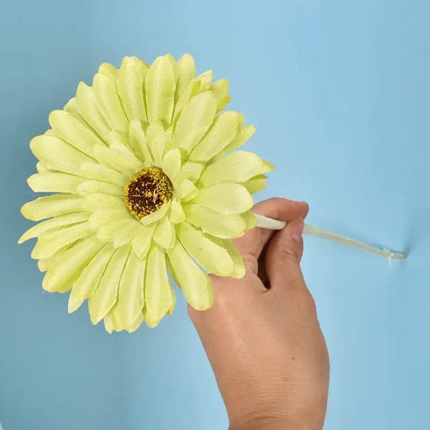 1 Bundle Silk Gerbera Wedding Home Decoration Artificial Flowers Home Decoration Sunflower Artificial Flowers - Ewkiki