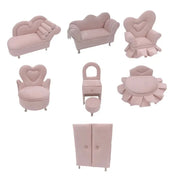 Sofa Shaped Jewelry Box Beautiful Jewelry Case Jewelry Storage Organizers Plush Texture for Fashionable Jewelry Storage Ewkiki