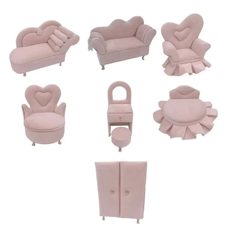 Sofa Shaped Jewelry Box Beautiful Jewelry Case Jewelry Storage Organizers Plush Texture for Fashionable Jewelry Storage Ewkiki