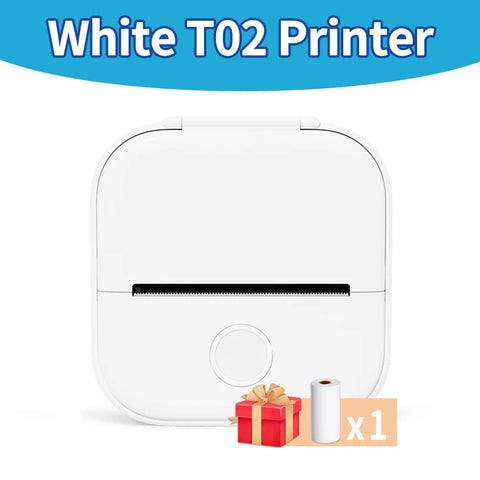 Phomemo T02 Portable Mini Thermal Printer Wirelessly BT 203dpi Photo Label Memo List Printing With USB Cable Imprimante Portable Ewkiki