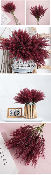 35cm Artificial Flower Fine Rime Wedding Home Decoration Long Handle Bunch INS Artificial Flower Home Decoration Wedding - Ewkiki