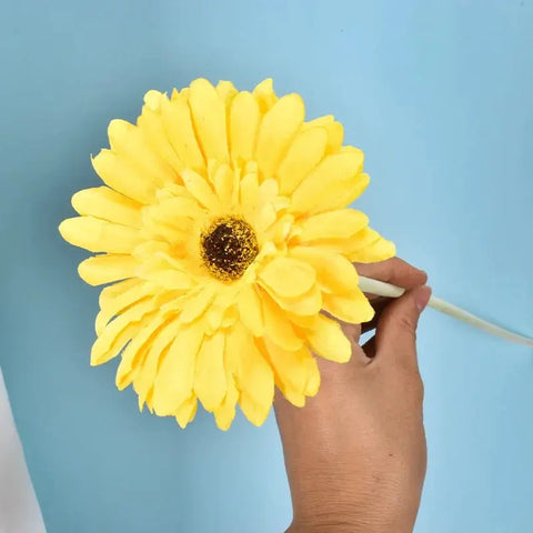 1 Bundle Silk Gerbera Wedding Home Decoration Artificial Flowers Home Decoration Sunflower Artificial Flowers - Ewkiki