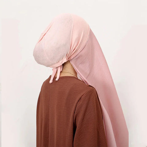 Muslim Instant Hijab Glitter Hijab With Cap Bonnet Instant Satin Silk Hijab Pinless Shawl Headscarf Under Scarf Cover Headwrap Ewkiki