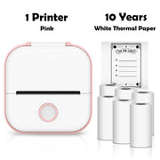 T02 Mini Thermal Printer Phomemo T02 Sticker Maker Machine Portable Bluetooth Pocket Printer Study Supplies for Photos Notes Ewkiki