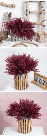 35cm Artificial Flower Fine Rime Wedding Home Decoration Long Handle Bunch INS Artificial Flower Home Decoration Wedding - Ewkiki