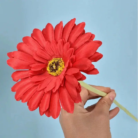 1 Bundle Silk Gerbera Wedding Home Decoration Artificial Flowers Home Decoration Sunflower Artificial Flowers - Ewkiki
