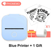 Phomemo T02 Wireless Pocket Thermal Printer Portable Mini Wirelessly BT Connect 203dpi Photo Label Memo List Printing Clearly Ewkiki