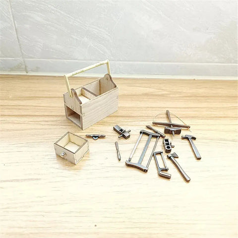 Dollhouse Mini Maintenance kit Model Dolls House Decor - Ewkiki