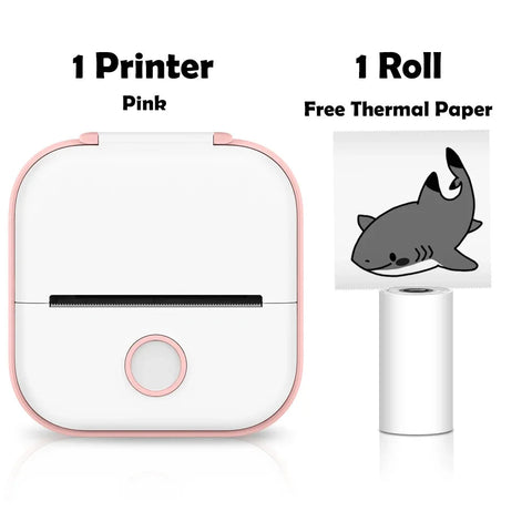 Phomemo T02 Portable Mini Wireless Thermal Pocket Printer Self-adhesive Stickers Use for DIY,Journal Sticker impresora portátil Ewkiki