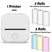 Phomemo T02 Portable Mini Wireless Thermal Pocket Printer Self-adhesive Stickers Use for DIY,Journal Sticker impresora portátil Ewkiki