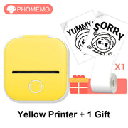 Phomemo T02 Wireless Pocket Thermal Printer Portable Mini Wirelessly BT Connect 203dpi Photo Label Memo List Printing Clearly Ewkiki