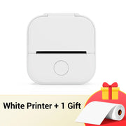 T02 Portable Printer Phomemo Mini Sticker Printer Self-adhesive Labels Inkless Sticker Printer for Journal, Notes, Photo, DIY Ewkiki