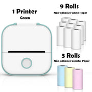 Phomemo T02 Portable Mini Wireless Thermal Pocket Printer Self-adhesive Stickers Use for DIY,Journal Sticker impresora portátil Ewkiki