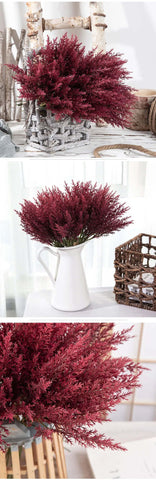 35cm Artificial Flower Fine Rime Wedding Home Decoration Long Handle Bunch INS Artificial Flower Home Decoration Wedding - Ewkiki