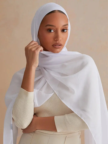 Fashion Beautiful Hijab Scarf Hijab Fashion Arabic Scarfs Plain Chiffon Hijab Scarf Ewkiki