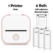 Phomemo T02 Portable Mini Wireless Thermal Pocket Printer Self-adhesive Stickers Use for DIY,Journal Sticker impresora portátil Ewkiki
