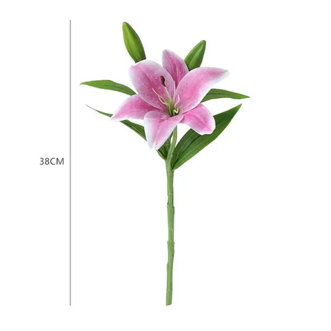 Artificial Lily Flower Wedding Home Decoration Fake Flowers High Quality Luxury Home Decoration Flower Arrangement Wedding - Ewkiki