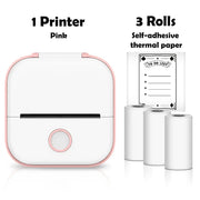 Phomemo T02 Portable Mini Wireless Thermal Pocket Printer Self-adhesive Stickers Use for DIY,Journal Sticker impresora portátil Ewkiki