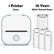 T02 Mini Thermal Printer Phomemo T02 Sticker Maker Machine Portable Bluetooth Pocket Printer Study Supplies for Photos Notes Ewkiki