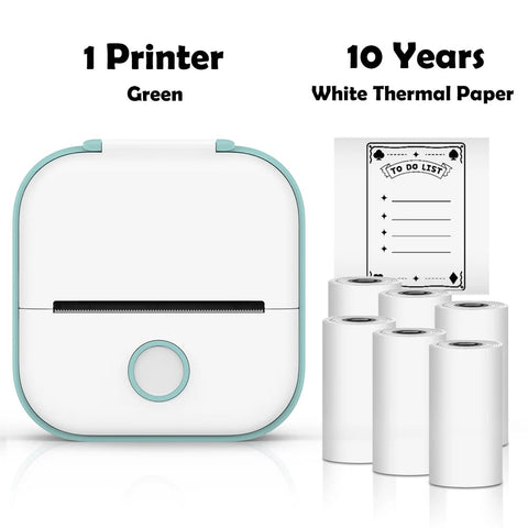 T02 Mini Thermal Printer Phomemo T02 Sticker Maker Machine Portable Bluetooth Pocket Printer Study Supplies for Photos Notes Ewkiki