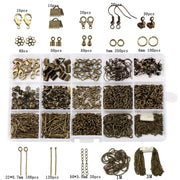 Jewelry Making Supplies Kit with Jewelry Tools, Jewelry Copper Wires Thread and Jewelry Findings for Jewelry Repair and Beading Ewkiki