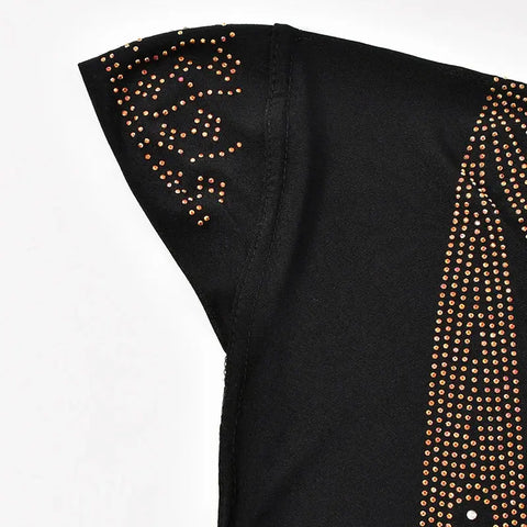 Luxury Ramadan Paisley Diamonds Cotton Jersey Hijab Instant Hijab Women Muslim Scarf With Rhinestone Headscarf Wraps Party Hijab Ewkiki