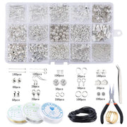 Jewelry Making Supplies Kit with Jewelry Tools, Jewelry Copper Wires Thread and Jewelry Findings for Jewelry Repair and Beading Ewkiki