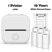 T02 Mini Thermal Printer Phomemo T02 Sticker Maker Machine Portable Bluetooth Pocket Printer Study Supplies for Photos Notes Ewkiki