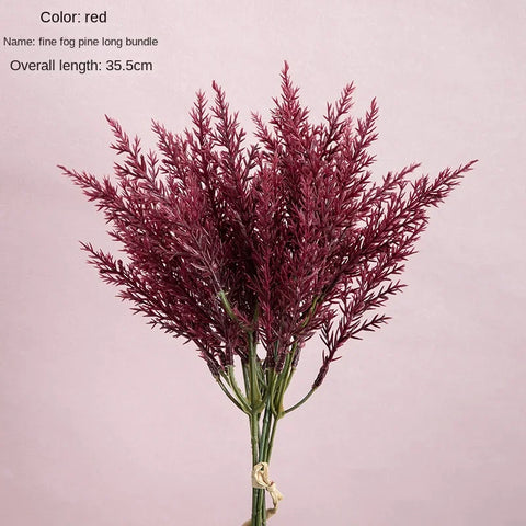35cm Artificial Flower Fine Rime Wedding Home Decoration Long Handle Bunch INS Artificial Flower Home Decoration Wedding - Ewkiki